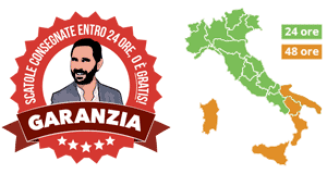 Garanzia - Scatole consegnate in 24h, o è gratis