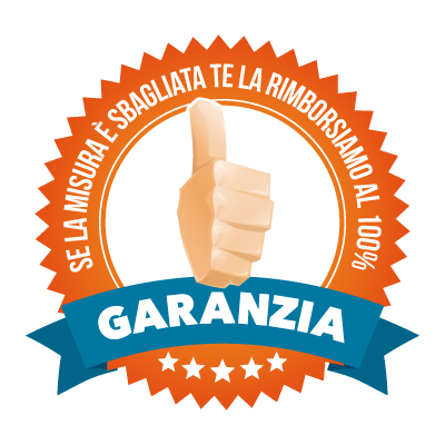 Garanzia - Se la misura è sbagliata te la rimborsiamo