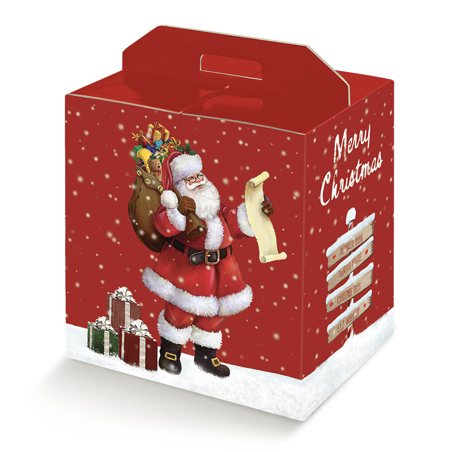 Scatole panettone e bottiglia