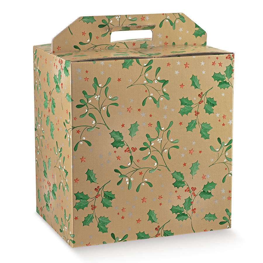 Scatole panettone e bottiglia