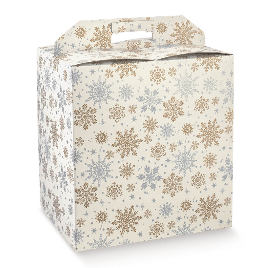 Scatole panettone e bottiglia