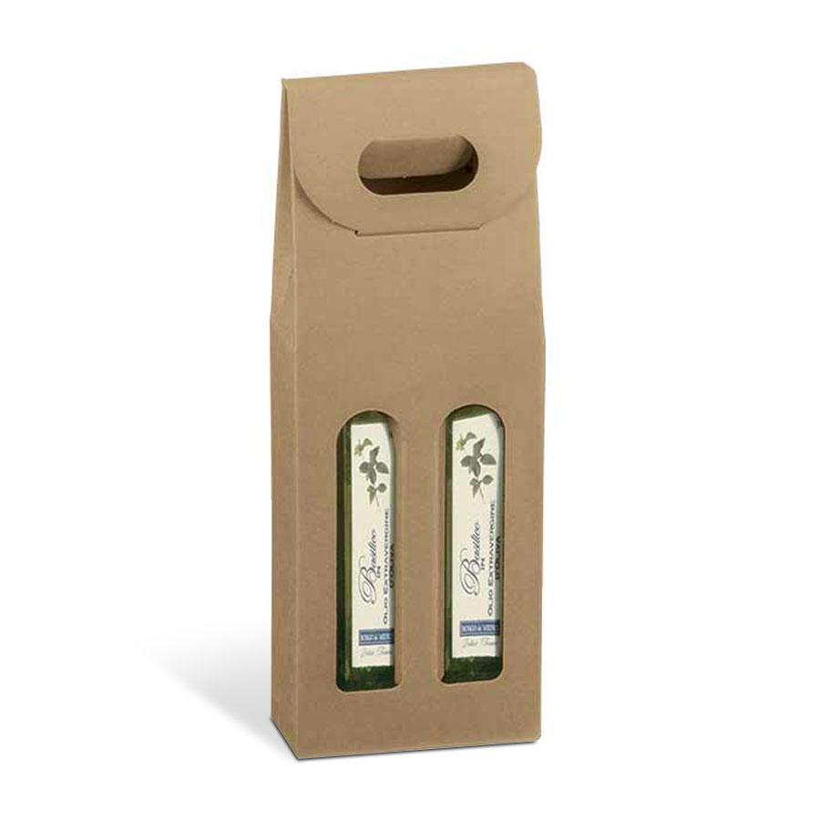 Scatola 2 bottiglie Olio