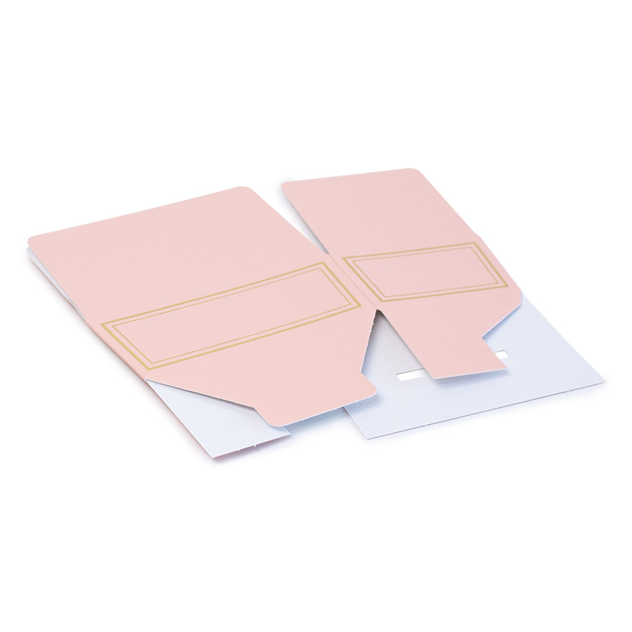 Scatola pasticceria Ballottin rosa stesa