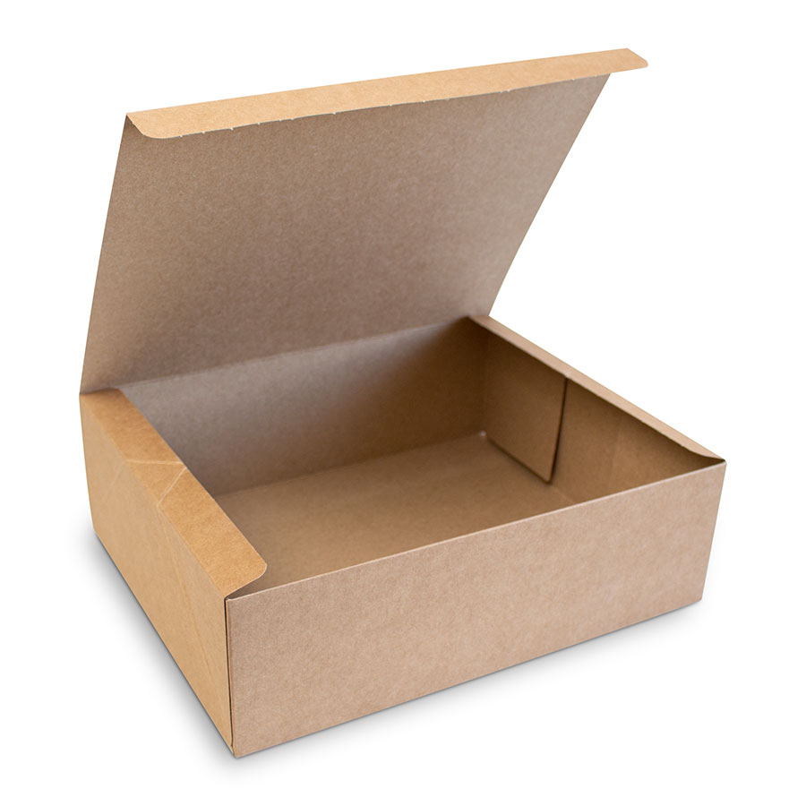 Scatola take away boite avana aperta