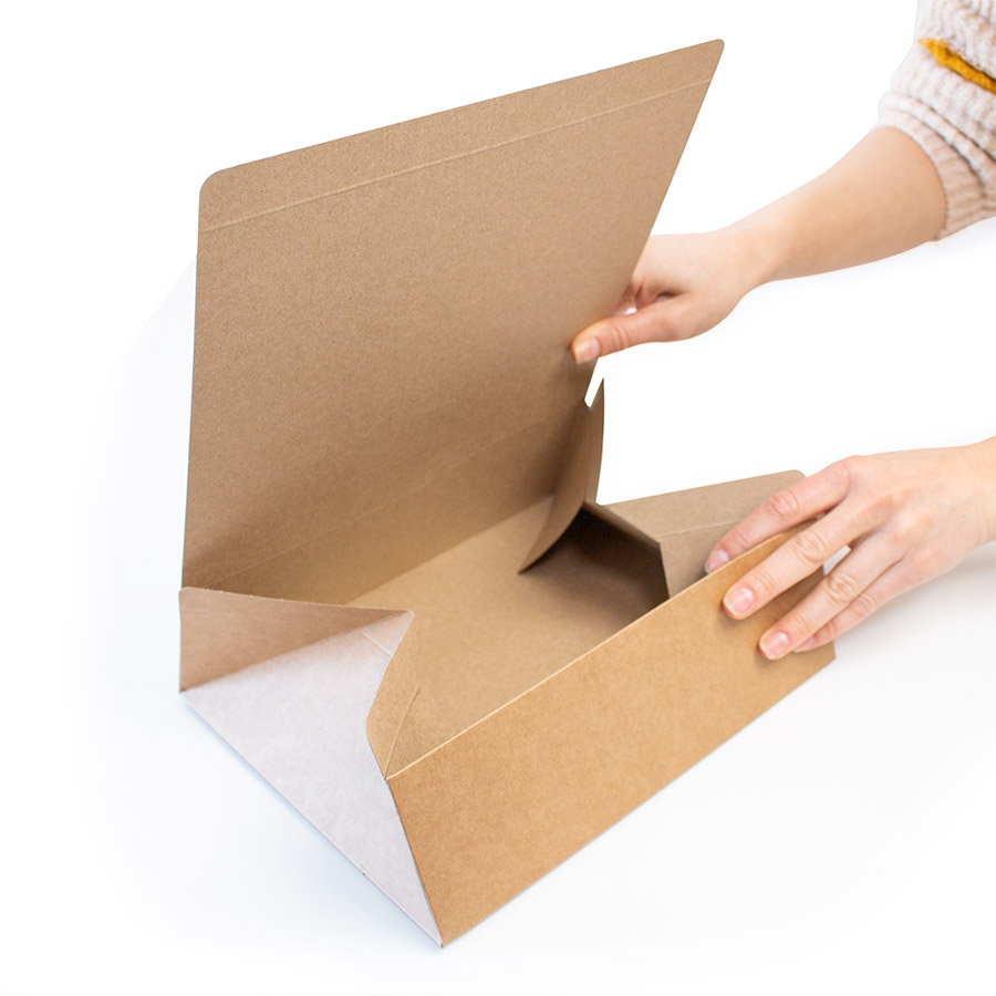 Scatola take away boite avana montaggio