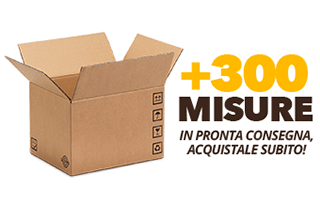 Oltre 300 misure di scatole