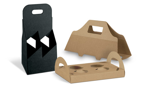 Scatole Take Away bicchieri e bottiglie